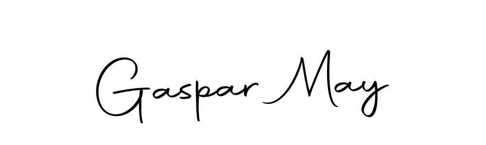 Make a beautiful signature design for name Gaspar May. With this signature (Autography-DOLnW) style, you can create a handwritten signature for free. Gaspar May signature style 10 images and pictures png