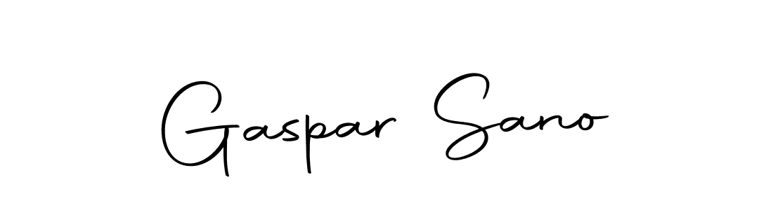 Gaspar Sano stylish signature style. Best Handwritten Sign (Autography-DOLnW) for my name. Handwritten Signature Collection Ideas for my name Gaspar Sano. Gaspar Sano signature style 10 images and pictures png