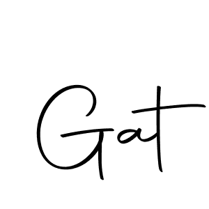 Use a signature maker to create a handwritten signature online. With this signature software, you can design (Autography-DOLnW) your own signature for name Gat. Gat signature style 10 images and pictures png