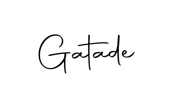 You should practise on your own different ways (Autography-DOLnW) to write your name (Gatade) in signature. don't let someone else do it for you. Gatade signature style 10 images and pictures png