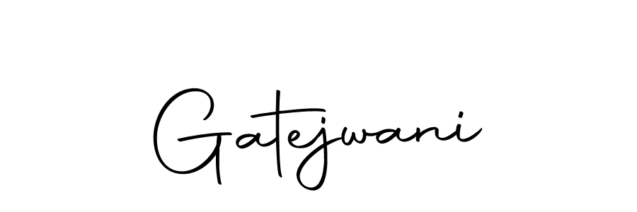 Gatejwani stylish signature style. Best Handwritten Sign (Autography-DOLnW) for my name. Handwritten Signature Collection Ideas for my name Gatejwani. Gatejwani signature style 10 images and pictures png