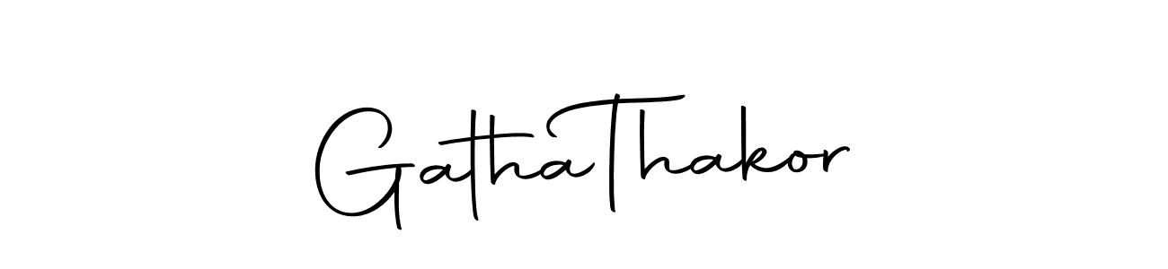 Also You can easily find your signature by using the search form. We will create Gatha  Thakor name handwritten signature images for you free of cost using Autography-DOLnW sign style. Gatha  Thakor signature style 10 images and pictures png