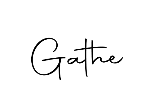 Create a beautiful signature design for name Gathe. With this signature (Autography-DOLnW) fonts, you can make a handwritten signature for free. Gathe signature style 10 images and pictures png