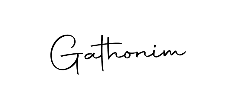 How to make Gathonim signature? Autography-DOLnW is a professional autograph style. Create handwritten signature for Gathonim name. Gathonim signature style 10 images and pictures png