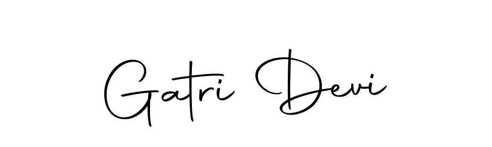 Make a beautiful signature design for name Gatri Devi. Use this online signature maker to create a handwritten signature for free. Gatri Devi signature style 10 images and pictures png