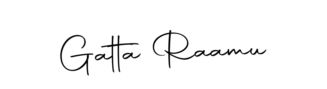 It looks lik you need a new signature style for name Gatta Raamu. Design unique handwritten (Autography-DOLnW) signature with our free signature maker in just a few clicks. Gatta Raamu signature style 10 images and pictures png