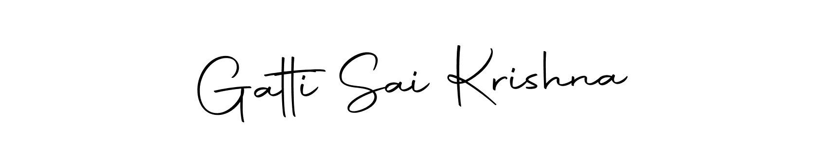 The best way (Autography-DOLnW) to make a short signature is to pick only two or three words in your name. The name Gatti Sai Krishna include a total of six letters. For converting this name. Gatti Sai Krishna signature style 10 images and pictures png