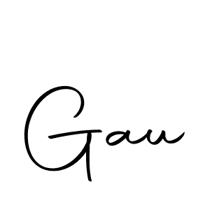 Make a beautiful signature design for name Gau. With this signature (Autography-DOLnW) style, you can create a handwritten signature for free. Gau signature style 10 images and pictures png