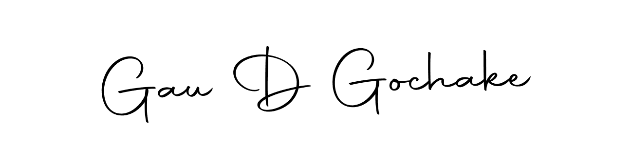 How to make Gau D Gochake signature? Autography-DOLnW is a professional autograph style. Create handwritten signature for Gau D Gochake name. Gau D Gochake signature style 10 images and pictures png