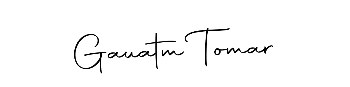 Make a beautiful signature design for name Gauatm Tomar. With this signature (Autography-DOLnW) style, you can create a handwritten signature for free. Gauatm Tomar signature style 10 images and pictures png