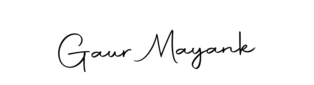 The best way (Autography-DOLnW) to make a short signature is to pick only two or three words in your name. The name Gaur Mayank include a total of six letters. For converting this name. Gaur Mayank signature style 10 images and pictures png