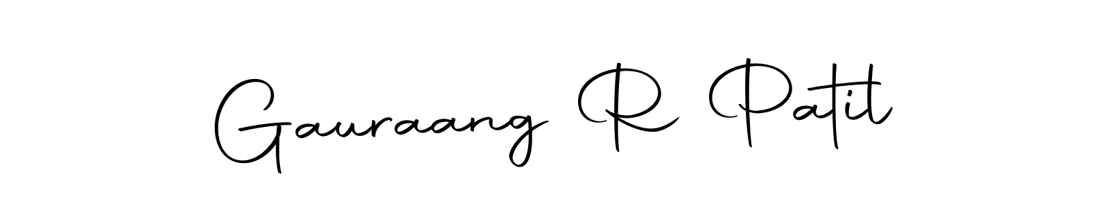 Make a beautiful signature design for name Gauraang R Patil. Use this online signature maker to create a handwritten signature for free. Gauraang R Patil signature style 10 images and pictures png