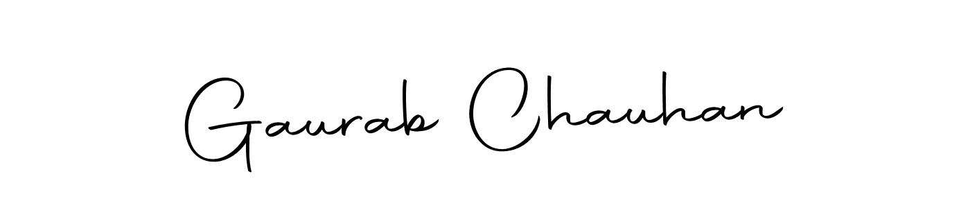 Gaurab Chauhan stylish signature style. Best Handwritten Sign (Autography-DOLnW) for my name. Handwritten Signature Collection Ideas for my name Gaurab Chauhan. Gaurab Chauhan signature style 10 images and pictures png