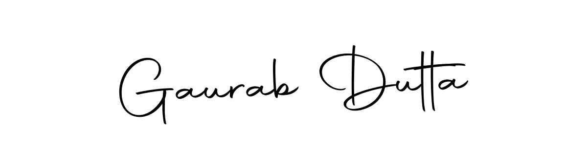 Similarly Autography-DOLnW is the best handwritten signature design. Signature creator online .You can use it as an online autograph creator for name Gaurab Dutta. Gaurab Dutta signature style 10 images and pictures png