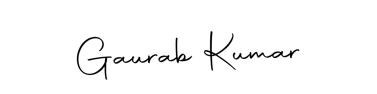 Use a signature maker to create a handwritten signature online. With this signature software, you can design (Autography-DOLnW) your own signature for name Gaurab Kumar. Gaurab Kumar signature style 10 images and pictures png