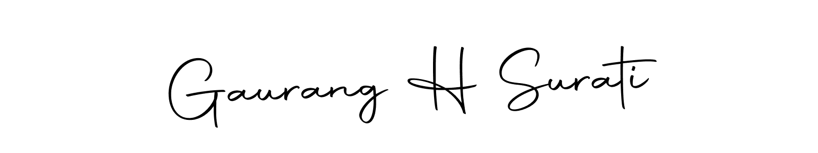 Gaurang H Surati stylish signature style. Best Handwritten Sign (Autography-DOLnW) for my name. Handwritten Signature Collection Ideas for my name Gaurang H Surati. Gaurang H Surati signature style 10 images and pictures png