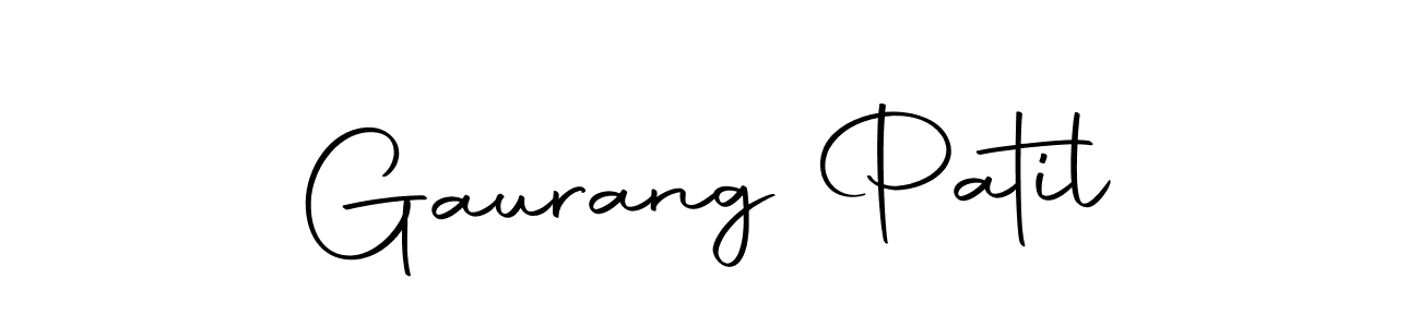 You should practise on your own different ways (Autography-DOLnW) to write your name (Gaurang Patil) in signature. don't let someone else do it for you. Gaurang Patil signature style 10 images and pictures png