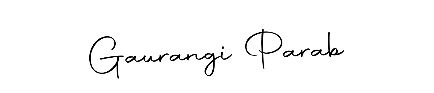 Make a beautiful signature design for name Gaurangi Parab. With this signature (Autography-DOLnW) style, you can create a handwritten signature for free. Gaurangi Parab signature style 10 images and pictures png