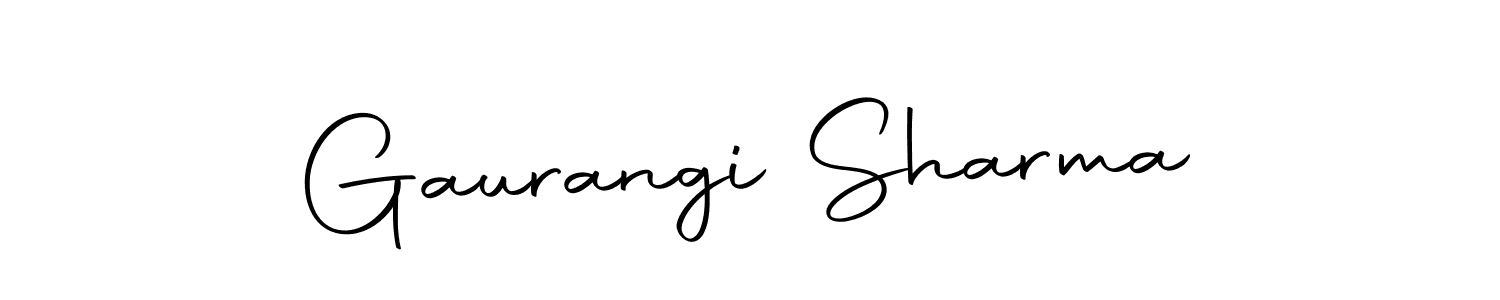 Use a signature maker to create a handwritten signature online. With this signature software, you can design (Autography-DOLnW) your own signature for name Gaurangi Sharma. Gaurangi Sharma signature style 10 images and pictures png