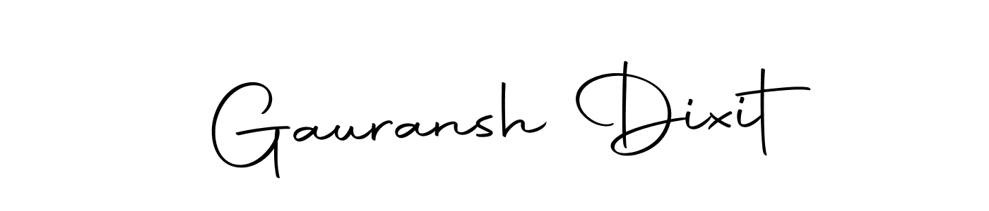 Make a beautiful signature design for name Gauransh Dixit. Use this online signature maker to create a handwritten signature for free. Gauransh Dixit signature style 10 images and pictures png
