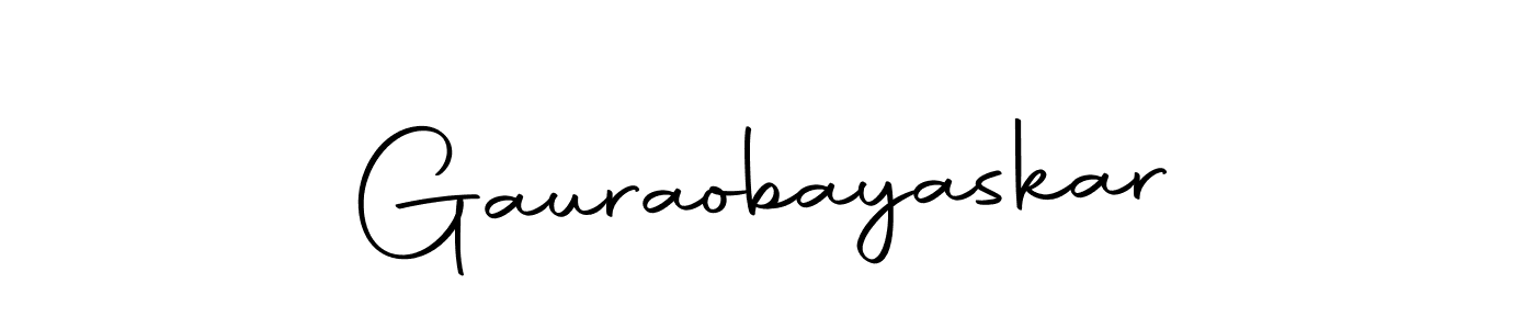 Make a beautiful signature design for name Gauraobayaskar. Use this online signature maker to create a handwritten signature for free. Gauraobayaskar signature style 10 images and pictures png