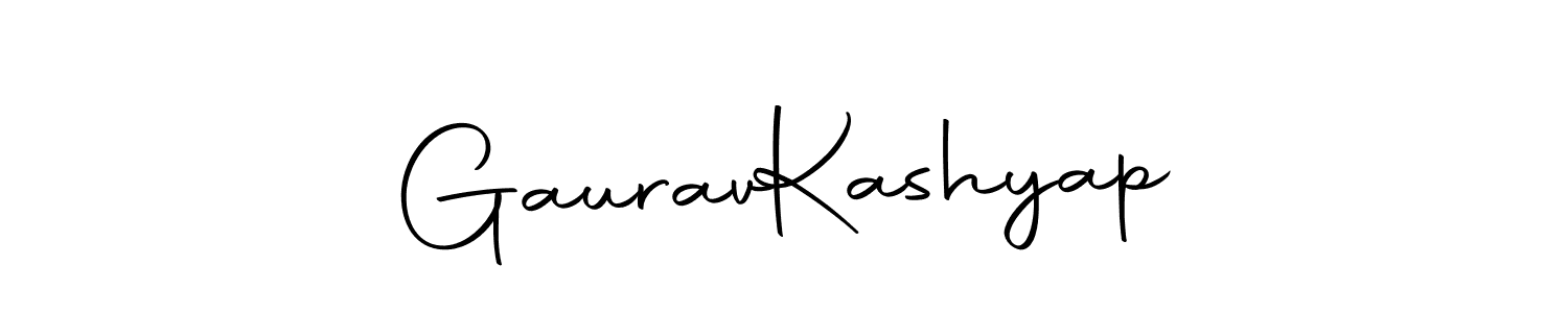 Use a signature maker to create a handwritten signature online. With this signature software, you can design (Autography-DOLnW) your own signature for name Gaurav  Kashyap. Gaurav  Kashyap signature style 10 images and pictures png
