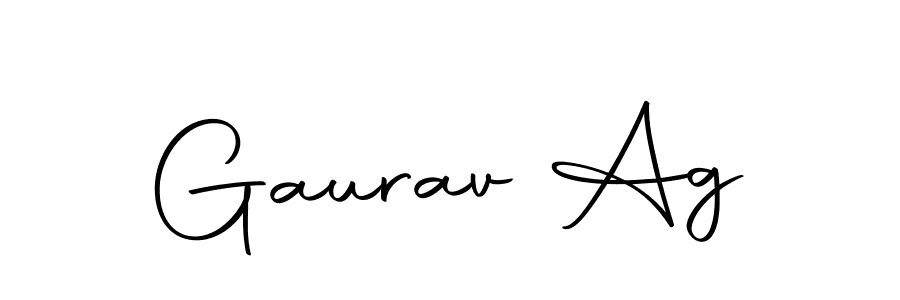 if you are searching for the best signature style for your name Gaurav Ag. so please give up your signature search. here we have designed multiple signature styles  using Autography-DOLnW. Gaurav Ag signature style 10 images and pictures png
