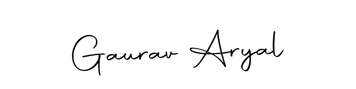 Gaurav Aryal stylish signature style. Best Handwritten Sign (Autography-DOLnW) for my name. Handwritten Signature Collection Ideas for my name Gaurav Aryal. Gaurav Aryal signature style 10 images and pictures png