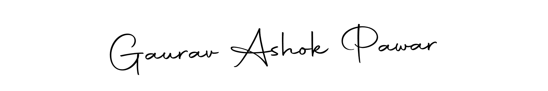 Make a beautiful signature design for name Gaurav Ashok Pawar. Use this online signature maker to create a handwritten signature for free. Gaurav Ashok Pawar signature style 10 images and pictures png