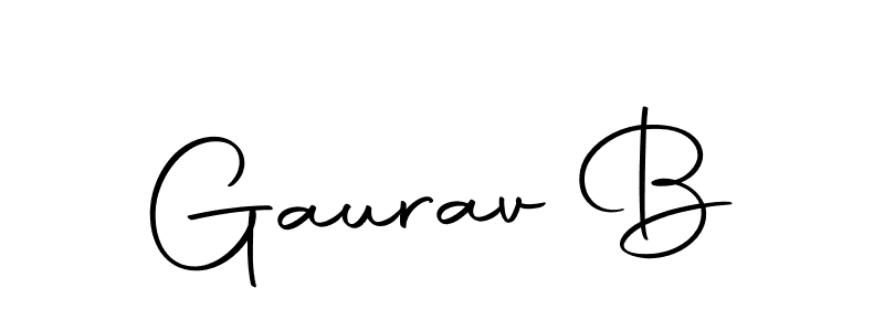 if you are searching for the best signature style for your name Gaurav B. so please give up your signature search. here we have designed multiple signature styles  using Autography-DOLnW. Gaurav B signature style 10 images and pictures png