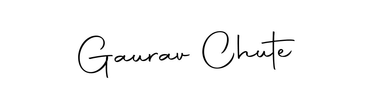 Use a signature maker to create a handwritten signature online. With this signature software, you can design (Autography-DOLnW) your own signature for name Gaurav Chute. Gaurav Chute signature style 10 images and pictures png
