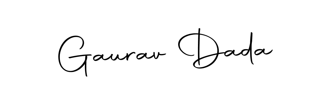 Use a signature maker to create a handwritten signature online. With this signature software, you can design (Autography-DOLnW) your own signature for name Gaurav Dada. Gaurav Dada signature style 10 images and pictures png