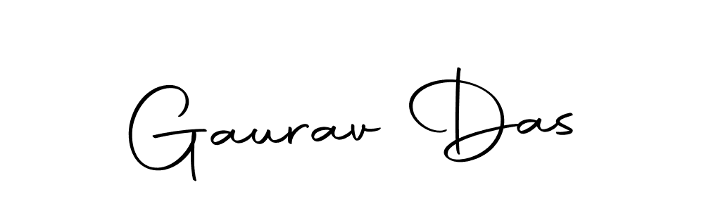How to make Gaurav Das name signature. Use Autography-DOLnW style for creating short signs online. This is the latest handwritten sign. Gaurav Das signature style 10 images and pictures png