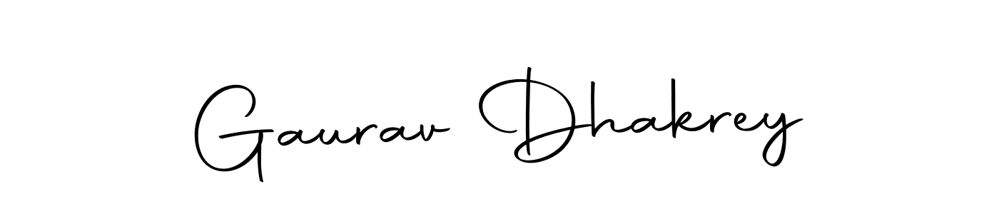 The best way (Autography-DOLnW) to make a short signature is to pick only two or three words in your name. The name Gaurav Dhakrey include a total of six letters. For converting this name. Gaurav Dhakrey signature style 10 images and pictures png