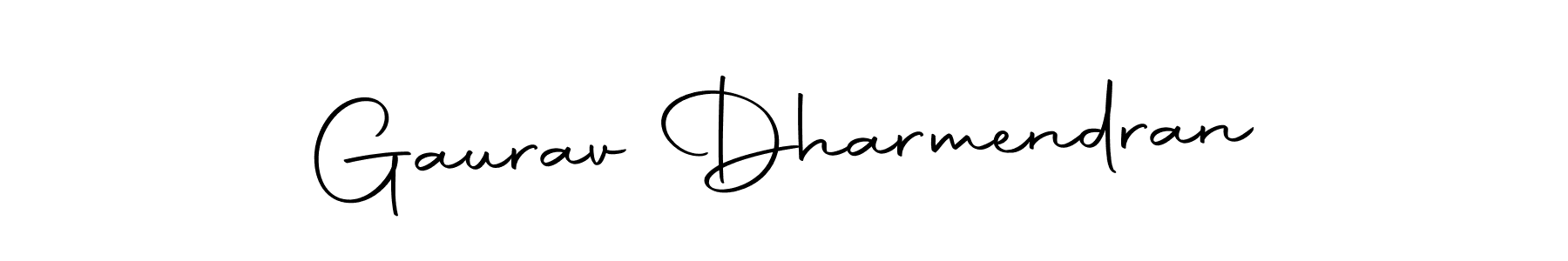 Make a beautiful signature design for name Gaurav Dharmendran. With this signature (Autography-DOLnW) style, you can create a handwritten signature for free. Gaurav Dharmendran signature style 10 images and pictures png