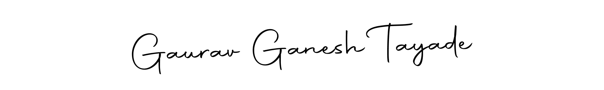 Similarly Autography-DOLnW is the best handwritten signature design. Signature creator online .You can use it as an online autograph creator for name Gaurav Ganesh Tayade. Gaurav Ganesh Tayade signature style 10 images and pictures png