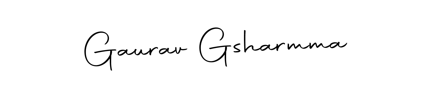Use a signature maker to create a handwritten signature online. With this signature software, you can design (Autography-DOLnW) your own signature for name Gaurav Gsharmma. Gaurav Gsharmma signature style 10 images and pictures png