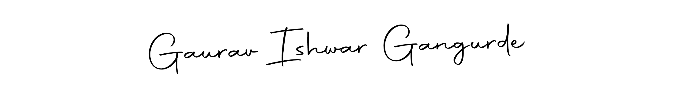 Make a beautiful signature design for name Gaurav Ishwar Gangurde. Use this online signature maker to create a handwritten signature for free. Gaurav Ishwar Gangurde signature style 10 images and pictures png