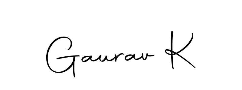 Make a beautiful signature design for name Gaurav K. With this signature (Autography-DOLnW) style, you can create a handwritten signature for free. Gaurav K signature style 10 images and pictures png