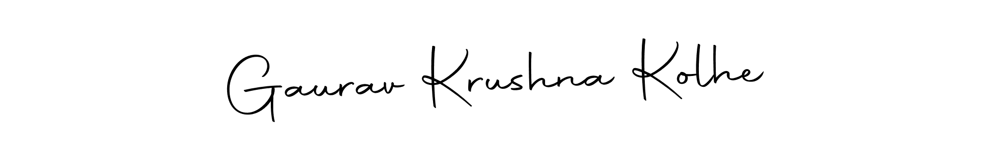 Similarly Autography-DOLnW is the best handwritten signature design. Signature creator online .You can use it as an online autograph creator for name Gaurav Krushna Kolhe. Gaurav Krushna Kolhe signature style 10 images and pictures png