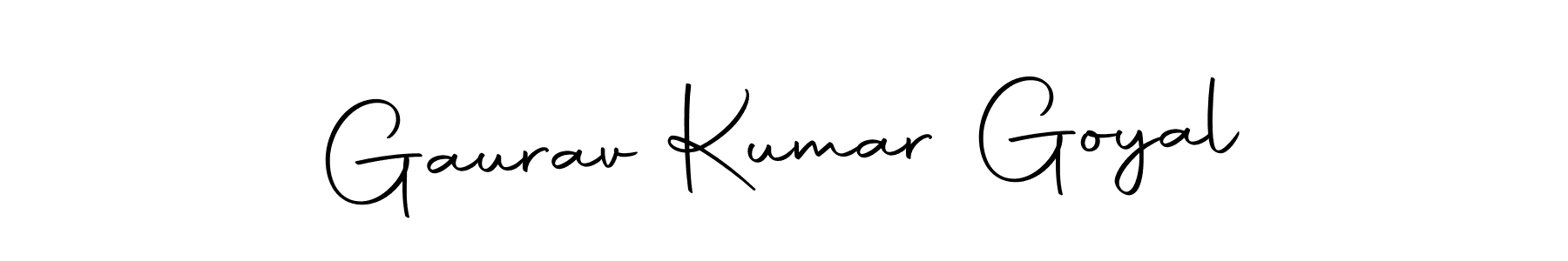 Create a beautiful signature design for name Gaurav Kumar Goyal. With this signature (Autography-DOLnW) fonts, you can make a handwritten signature for free. Gaurav Kumar Goyal signature style 10 images and pictures png