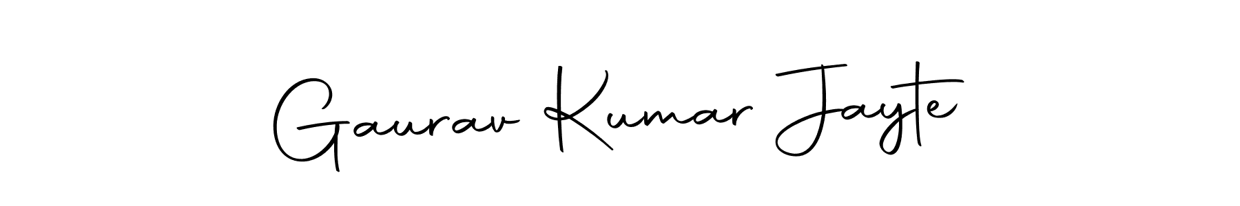 Once you've used our free online signature maker to create your best signature Autography-DOLnW style, it's time to enjoy all of the benefits that Gaurav Kumar Jayte name signing documents. Gaurav Kumar Jayte signature style 10 images and pictures png