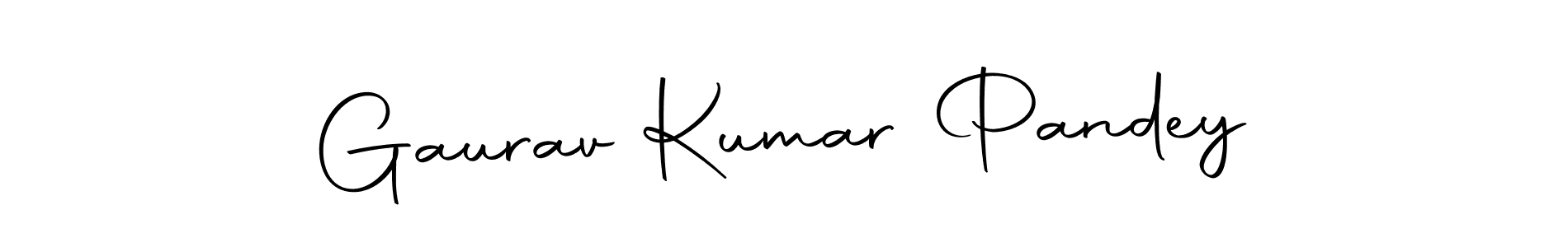 Create a beautiful signature design for name Gaurav Kumar Pandey. With this signature (Autography-DOLnW) fonts, you can make a handwritten signature for free. Gaurav Kumar Pandey signature style 10 images and pictures png