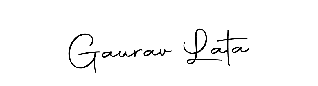 Create a beautiful signature design for name Gaurav Lata. With this signature (Autography-DOLnW) fonts, you can make a handwritten signature for free. Gaurav Lata signature style 10 images and pictures png