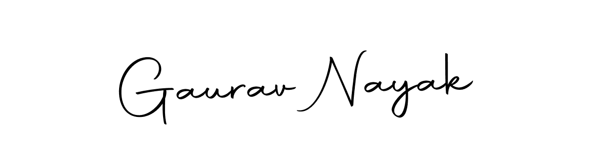 Use a signature maker to create a handwritten signature online. With this signature software, you can design (Autography-DOLnW) your own signature for name Gaurav Nayak. Gaurav Nayak signature style 10 images and pictures png