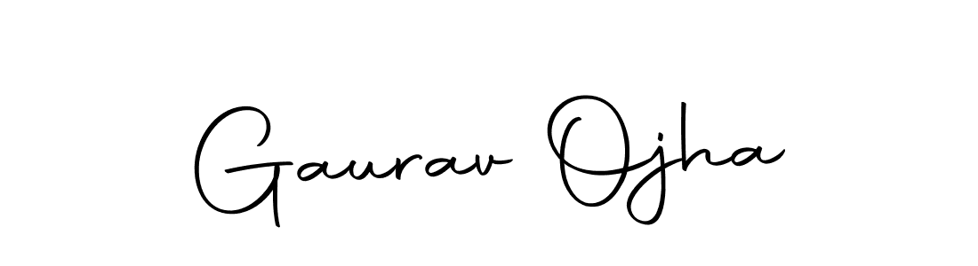 Create a beautiful signature design for name Gaurav Ojha. With this signature (Autography-DOLnW) fonts, you can make a handwritten signature for free. Gaurav Ojha signature style 10 images and pictures png