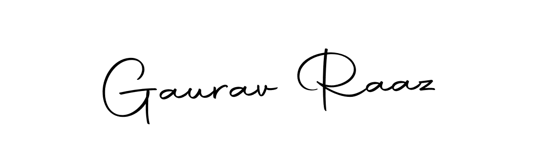 Gaurav Raaz stylish signature style. Best Handwritten Sign (Autography-DOLnW) for my name. Handwritten Signature Collection Ideas for my name Gaurav Raaz. Gaurav Raaz signature style 10 images and pictures png