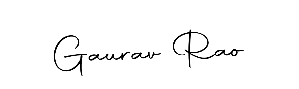 Use a signature maker to create a handwritten signature online. With this signature software, you can design (Autography-DOLnW) your own signature for name Gaurav Rao. Gaurav Rao signature style 10 images and pictures png