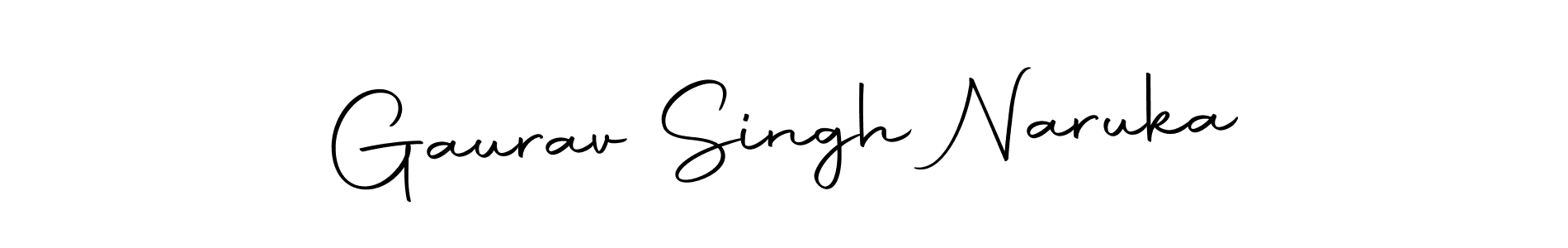 How to make Gaurav Singh Naruka name signature. Use Autography-DOLnW style for creating short signs online. This is the latest handwritten sign. Gaurav Singh Naruka signature style 10 images and pictures png