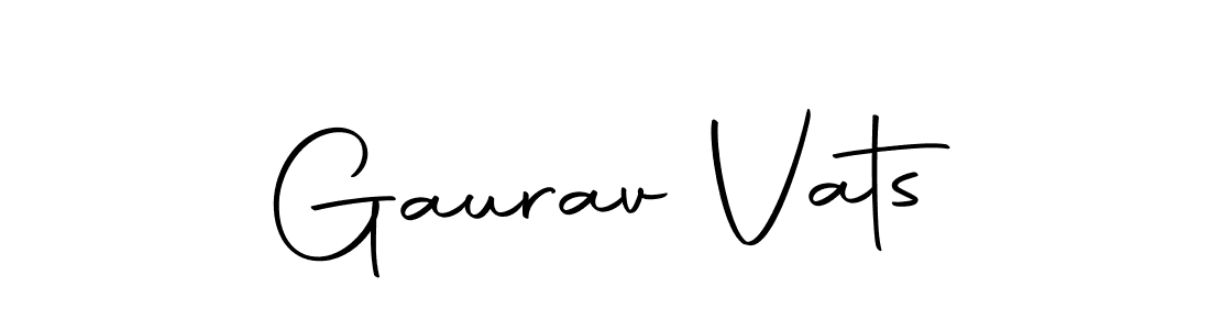 It looks lik you need a new signature style for name Gaurav Vats. Design unique handwritten (Autography-DOLnW) signature with our free signature maker in just a few clicks. Gaurav Vats signature style 10 images and pictures png